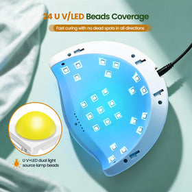 JODSONE Nail Dryer in use with UV gel application