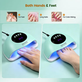 JODSONE Nail Dryer on a nail art workstation