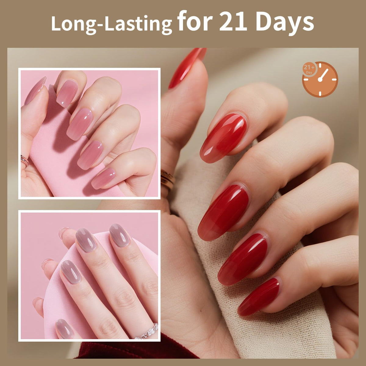 JODSONE nail polish kit packaging showing contents