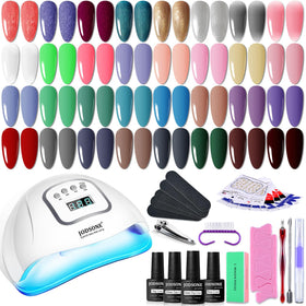JODSONE nail polish set displayed with manicure tools