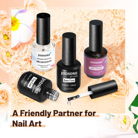 JODSONE Nail Primer Base Coat Top Coat Set lifestyle scene