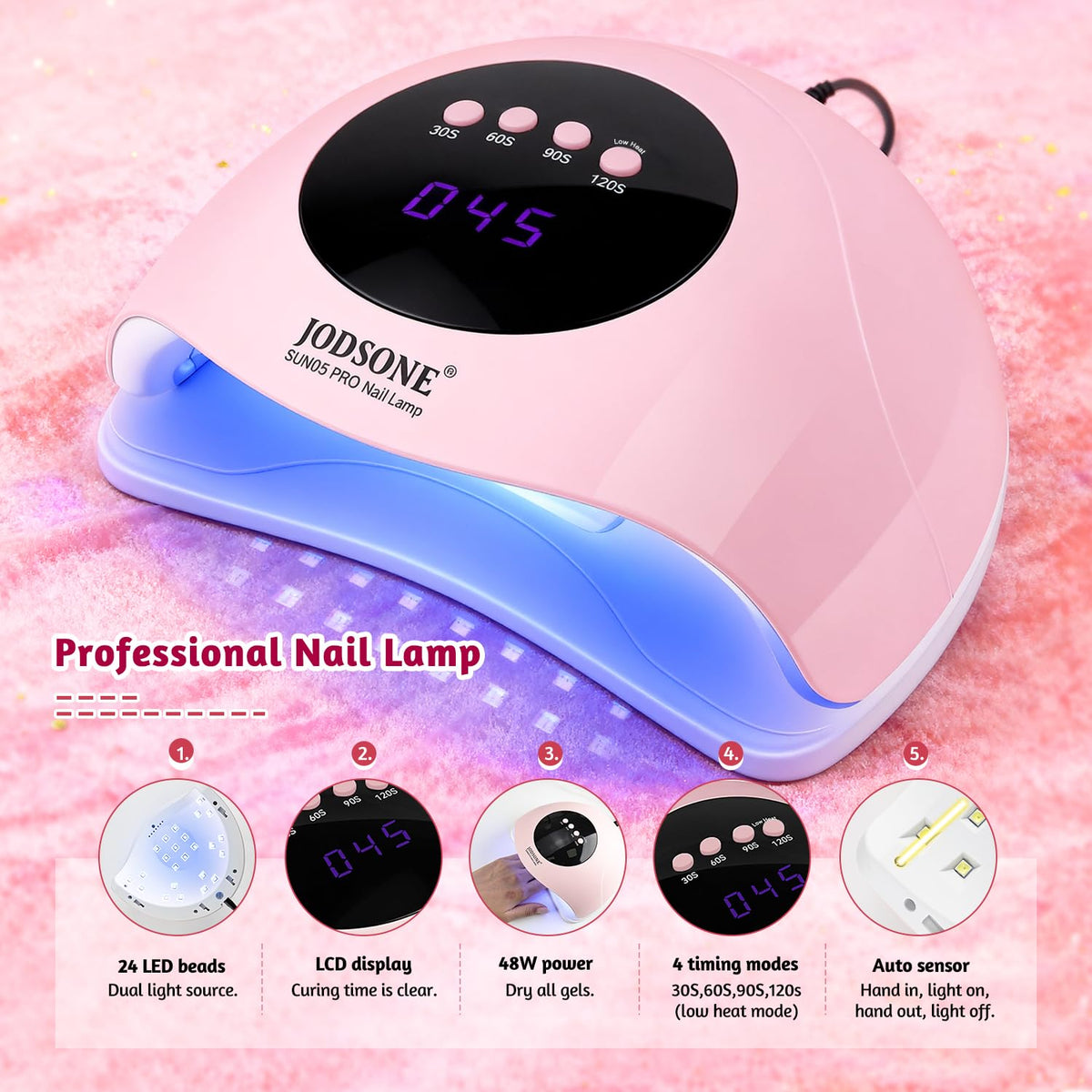 JODSONE nail tools included in the kit