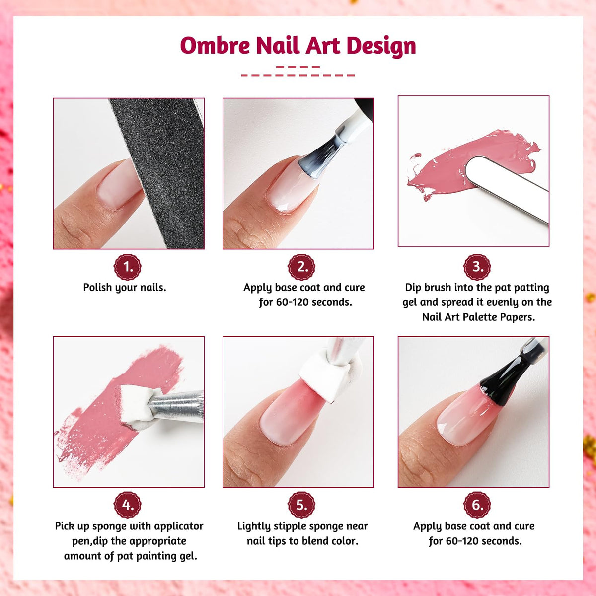 JODSONE Patting Gel Nail Polish Kit packaging