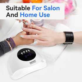 JODSONE Quick UV LED Nail Lamp in a nail salon setting
