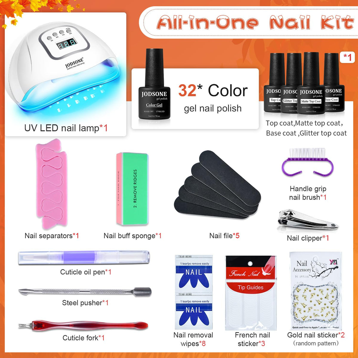 JODSONE smart LED nail lamp with LCD screen