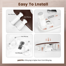 JODSONE U-Shaped Brown Arm Rest with ergonomic design for comfort