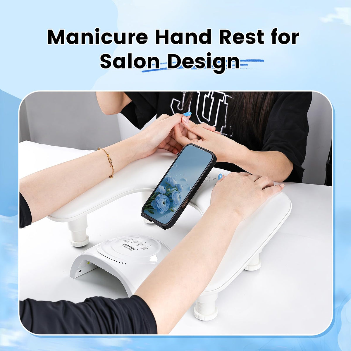 JODSONE U-Shaped Manicure Arm Rest packaging