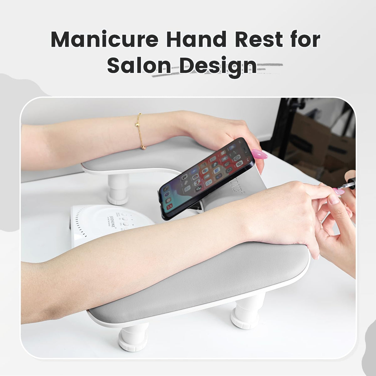 JODSONE U-Shaped Manicure Arm Rest packaging view