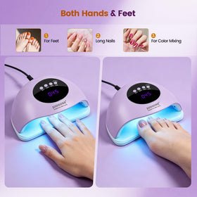 JODSONE UV LED Nail Dryer demonstrating dual light source