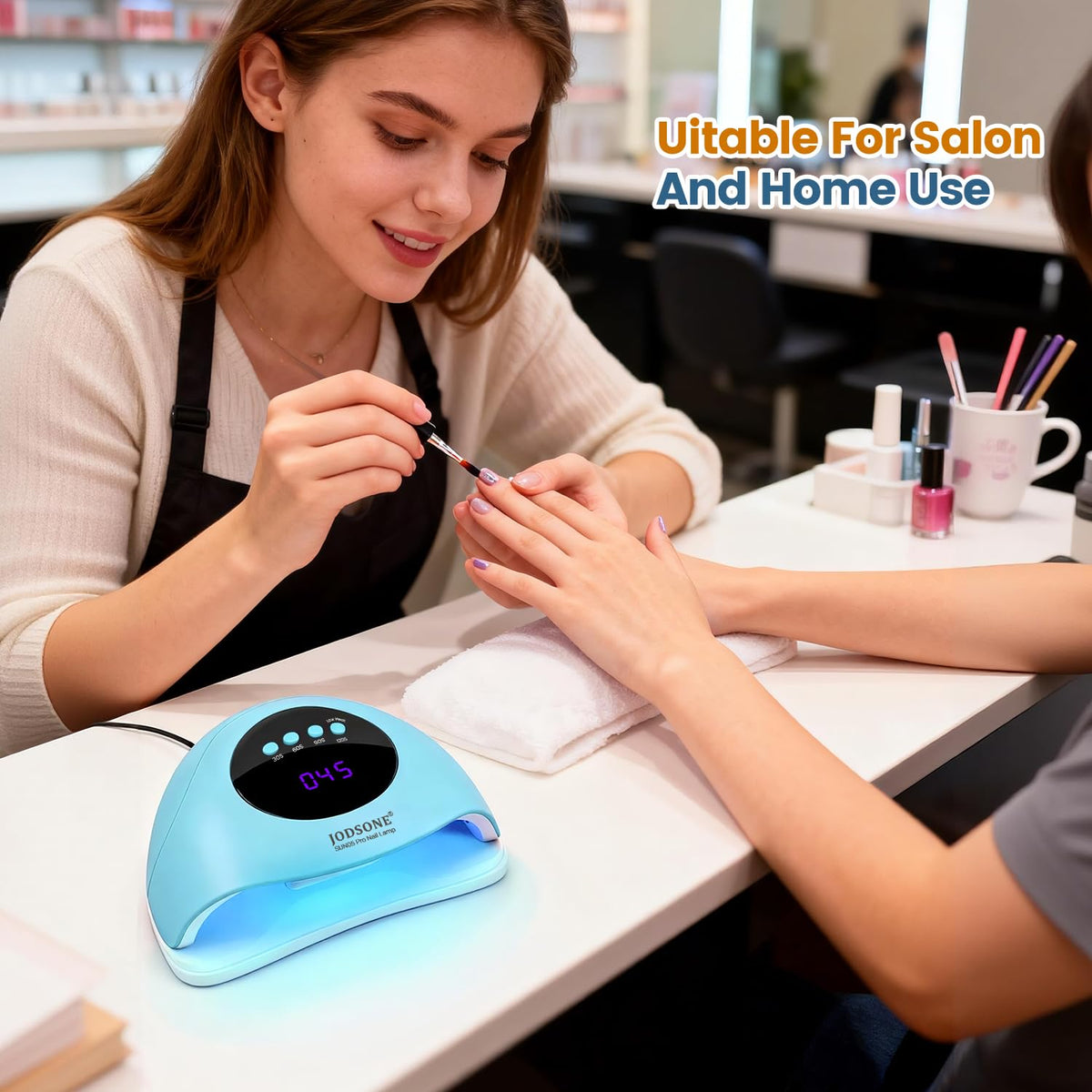 JODSONE UV LED Nail Lamp close-up of lamp beads