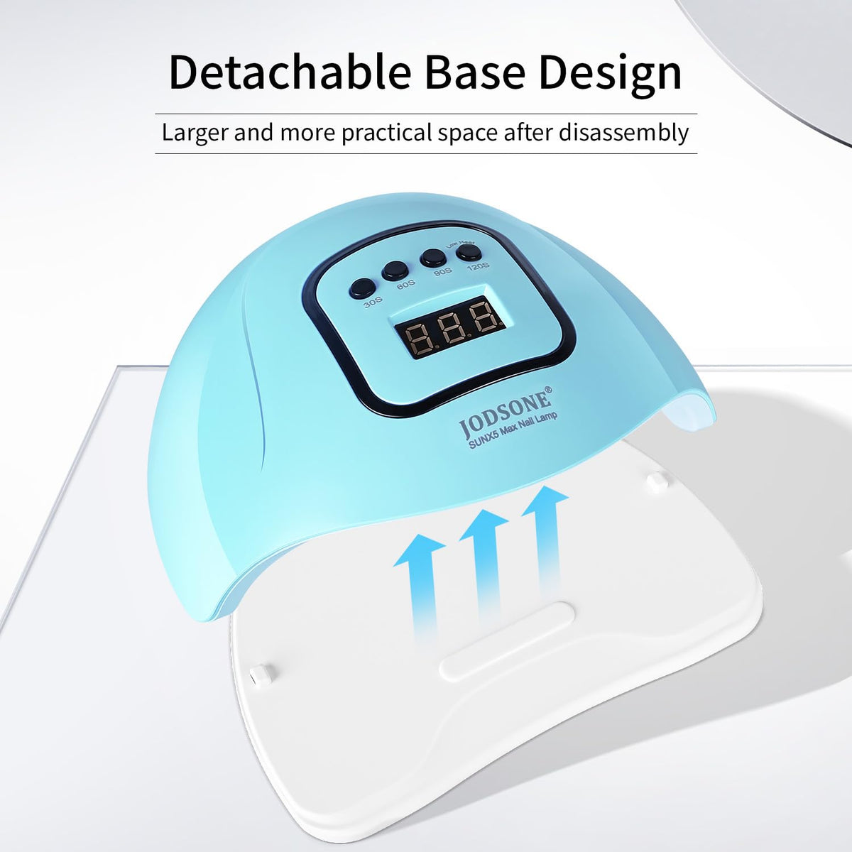 JODSONE UV LED Nail Lamp in a travel bag for portability