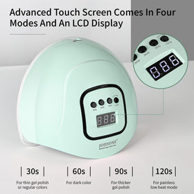 JODSONE UV LED Nail Lamp light green side view