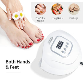 JODSONE UV LED Nail Lamp showing gel polish curing