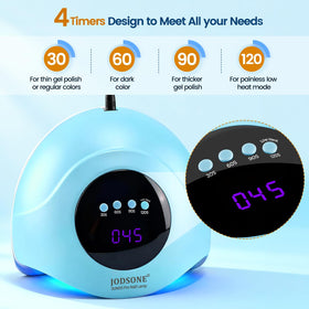 JODSONE UV LED Nail Lamp side view with buttons