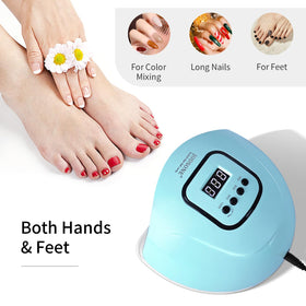 JODSONE UV LED Nail Lamp with gel polish bottles