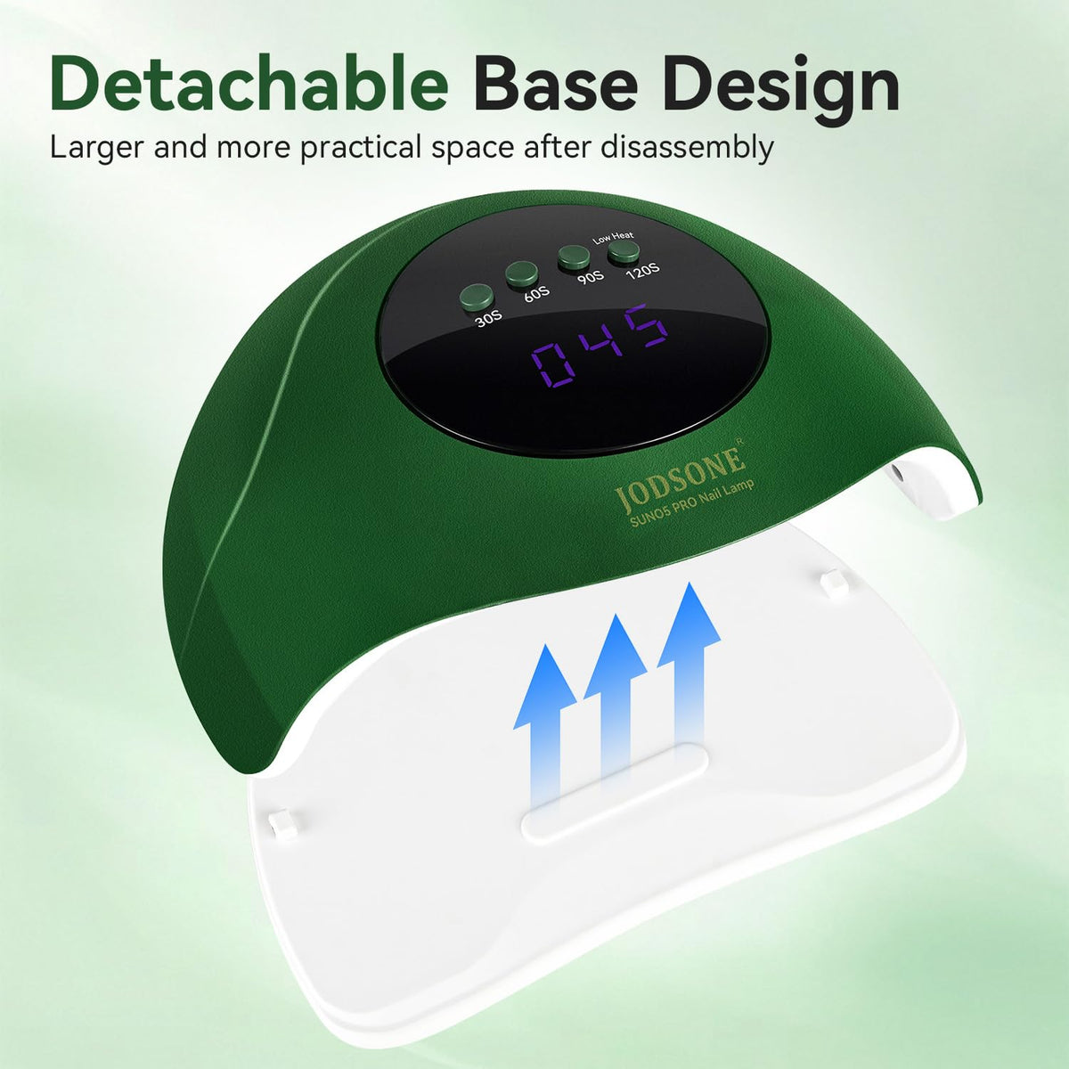 JODSONE UV Nail Lamp back view with ventilation