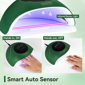JODSONE UV Nail Lamp with hand inside for curing