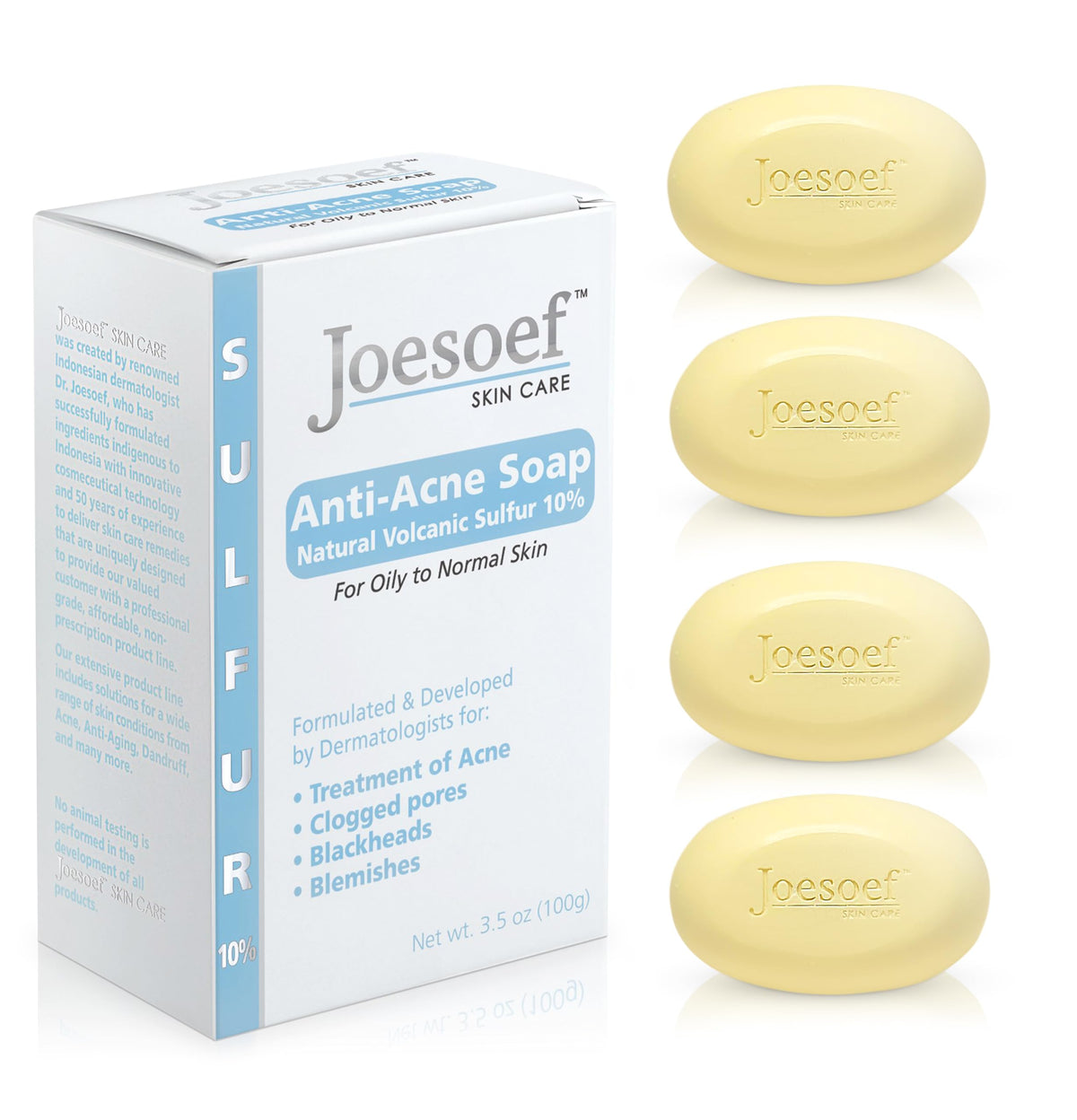 JOESOEF SKIN CARE Sulfur Soap 100G front view