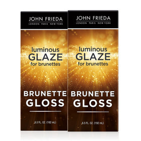 John Frieda Brilliant Brunette Luminous Hair Glaze 6.5 oz front view