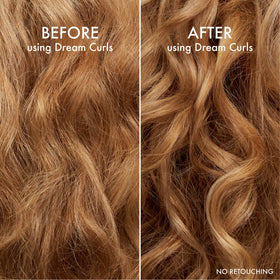 John Frieda Curl Reviver Mousse with styled curly hair