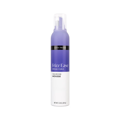 John Frieda Frizz Ease Curl Reviver Mousse 7.2 fl oz front view