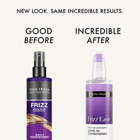 John Frieda Frizz Ease Leave-In Conditioner bottle with cap