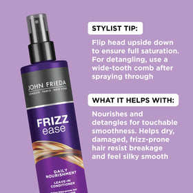 John Frieda Frizz Ease Leave-In Conditioner texture close-up