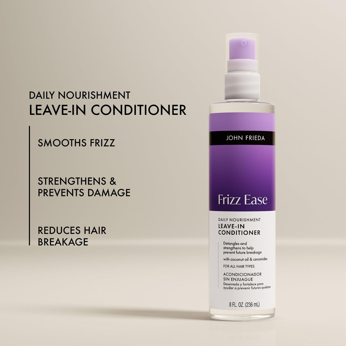 John Frieda Frizz Ease Leave-In Conditioner with green tea extract