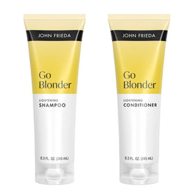 John Frieda Go Blonder Lightening Shampoo and Conditioner Set front view
