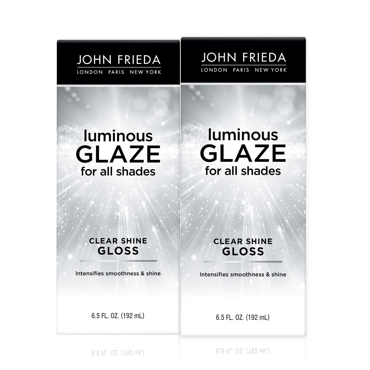 John Frieda Luminous Glaze Clear Shine Hair Gloss 6.5 fl oz front view