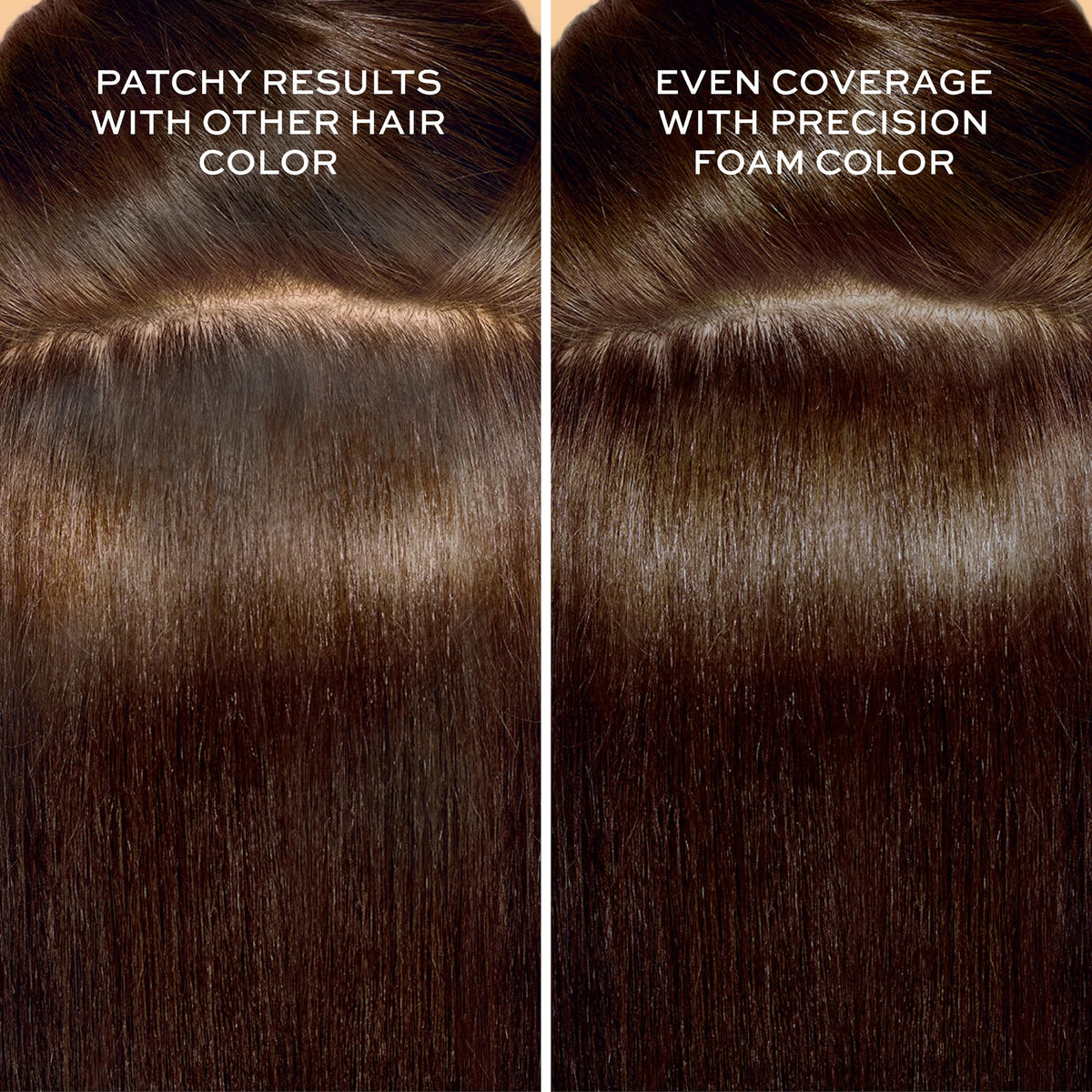 John Frieda Precision Foam Colour 5N foam application process