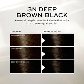 John Frieda Precision Foam Colour Deep Brown Black 3N after-color conditioner