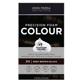 John Frieda Precision Foam Colour Deep Brown Black 3N front view