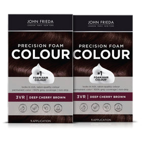 John Frieda Precision Foam Colour Deep Cherry Brown 3VR front view