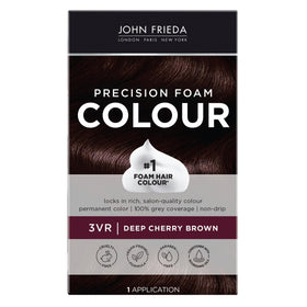 John Frieda Precision Foam Colour Deep Cherry Brown 3VR front view