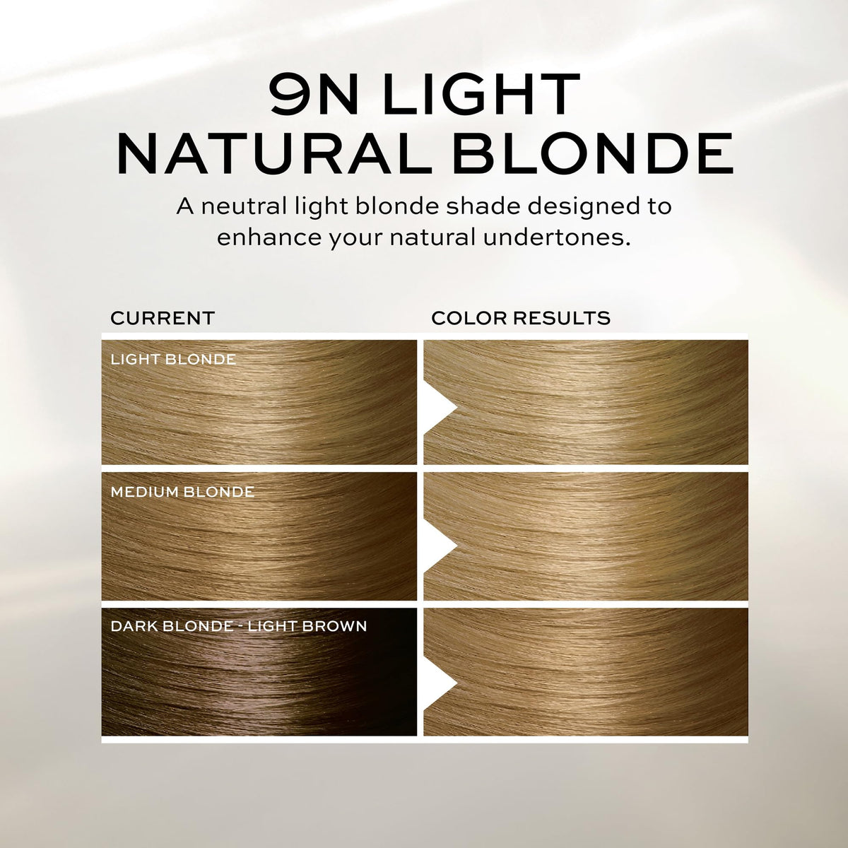 John Frieda Precision Foam Colour Light Natural Blonde 9N gloves and instructions