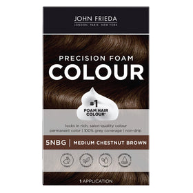 John Frieda Precision Foam Colour Medium Chestnut Brown 5NBG front view