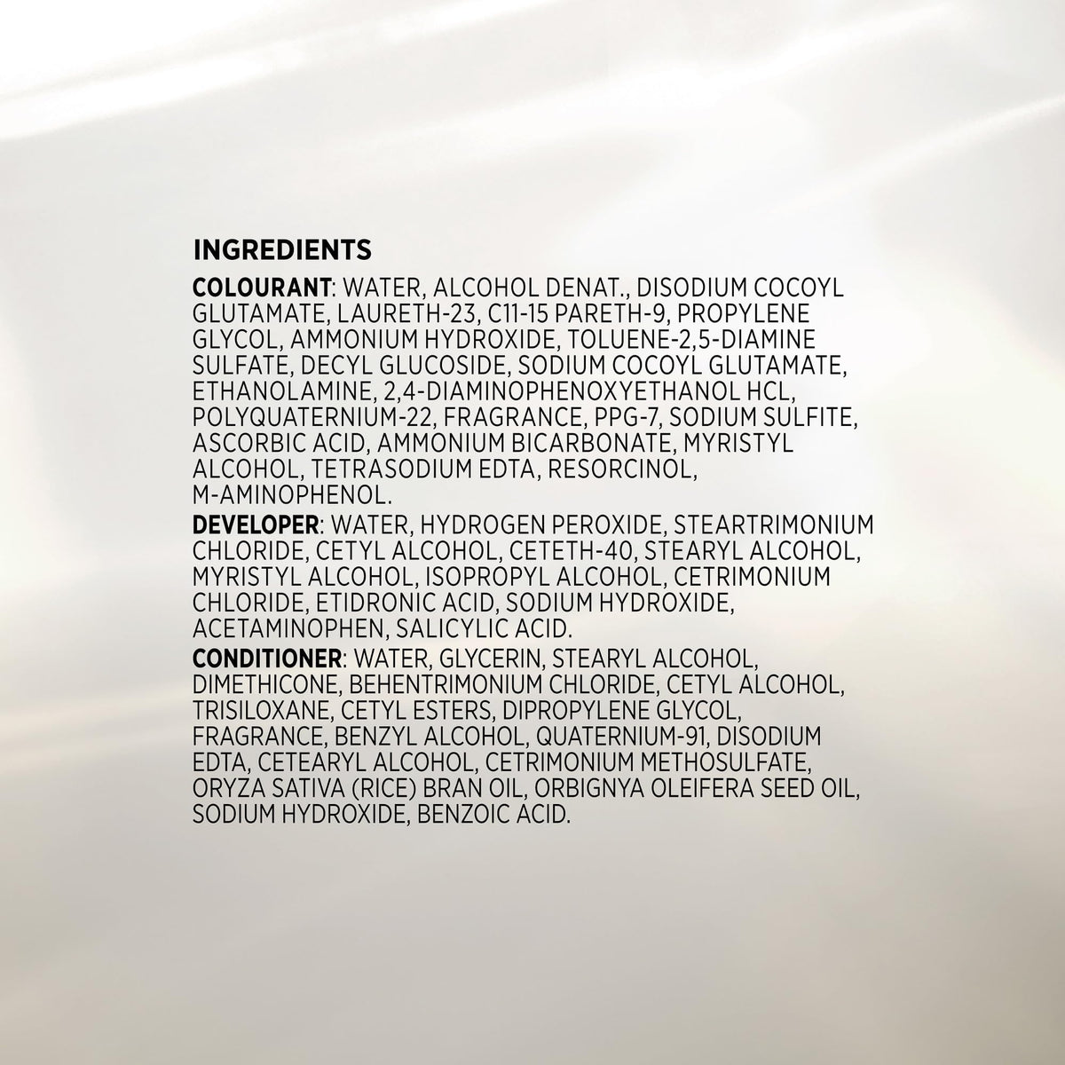 John Frieda Precision Foam Colour packaging details