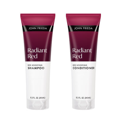 John Frieda Radiant Red Shampoo front view with vibrant packaging