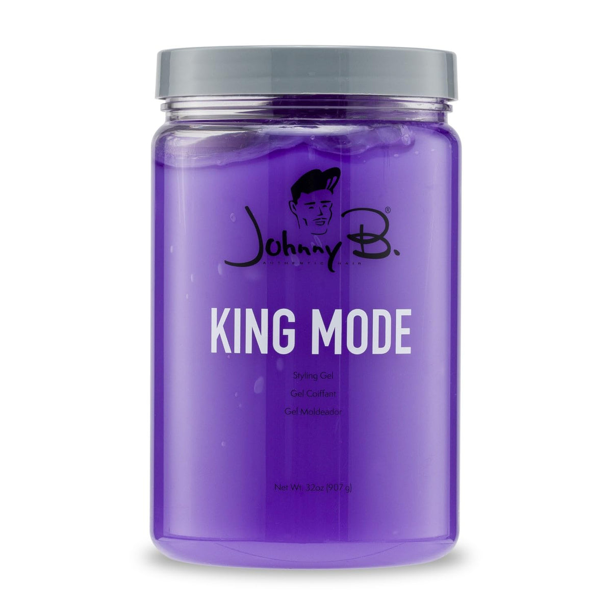 JOHNNY B. King Mode Hair Styling Gel 32 oz front view
