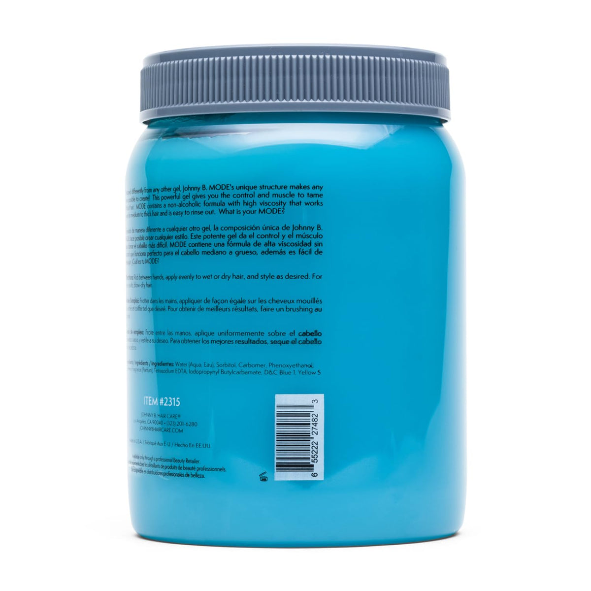 JOHNNY B. Mode Hair Gel application on hair