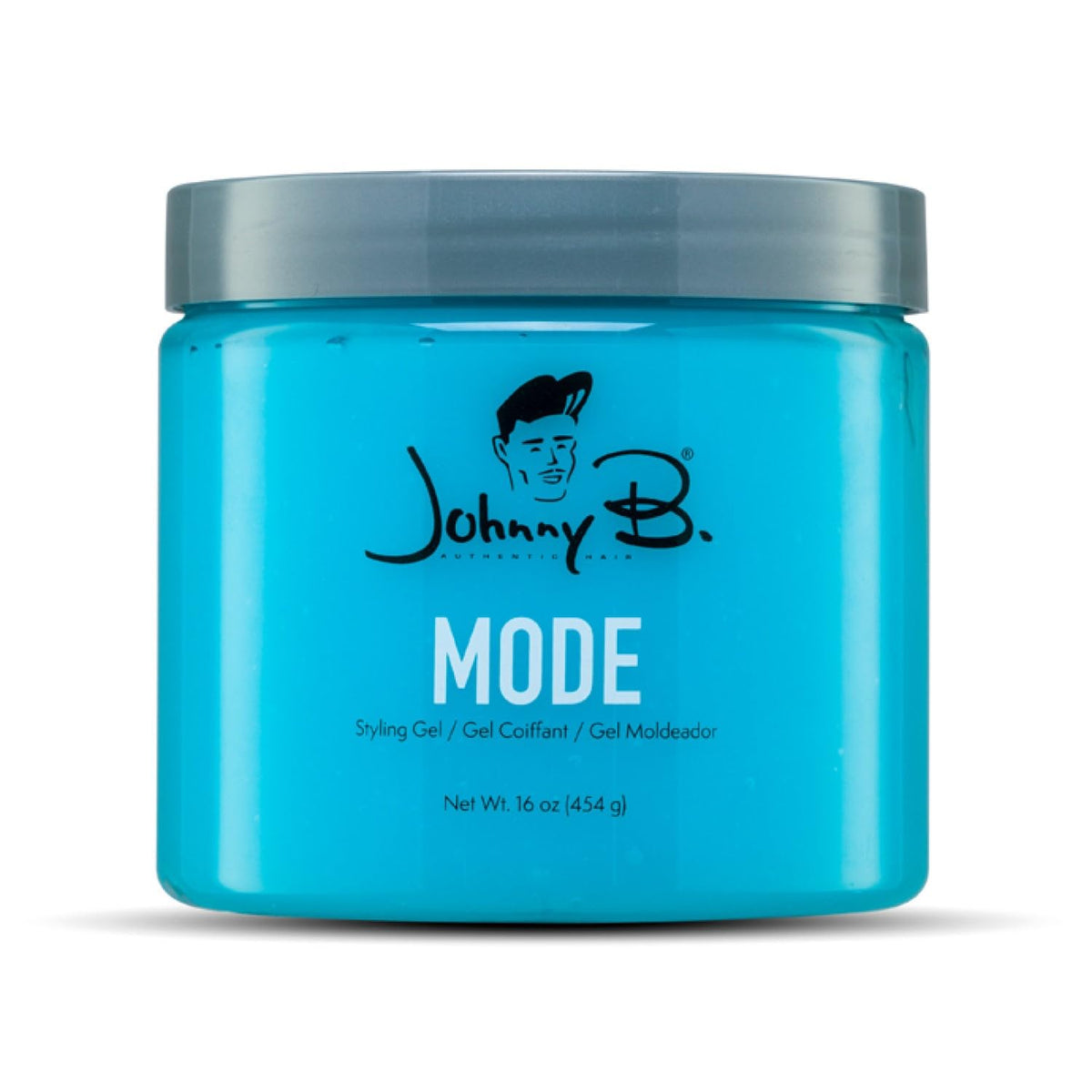 JOHNNY B. Mode Professional Hair Styling Gel 16 oz front view