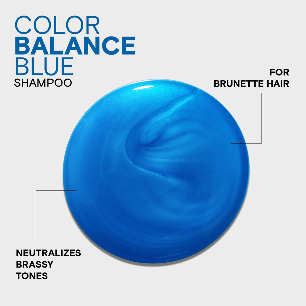 Joico Color Balance Blue Shampoo in a bathroom setting