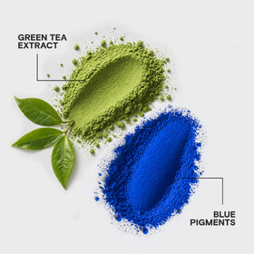 Joico Color Balance Blue Shampoo with green tea leaves
