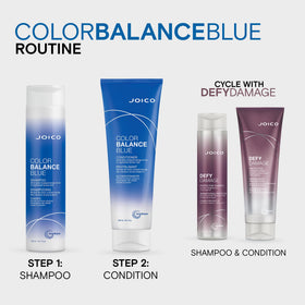 Joico Color Balance Blue Shampoo with rosehip oil and keratin