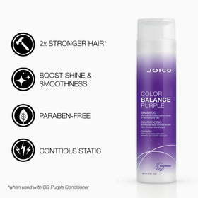 Joico Color Balance Purple Shampoo and Conditioner set packaging