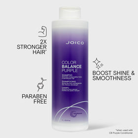 Joico Color Balance Purple Shampoo with green tea extract ingredients