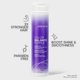 Joico Color Balance Purple Shampoo with rosehip oil and green tea extract