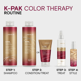 Joico Color Therapy Shampoo in a bathroom setting
