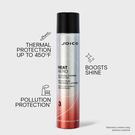 Joico Heat Hero Glossing Thermal Protector packaging side view